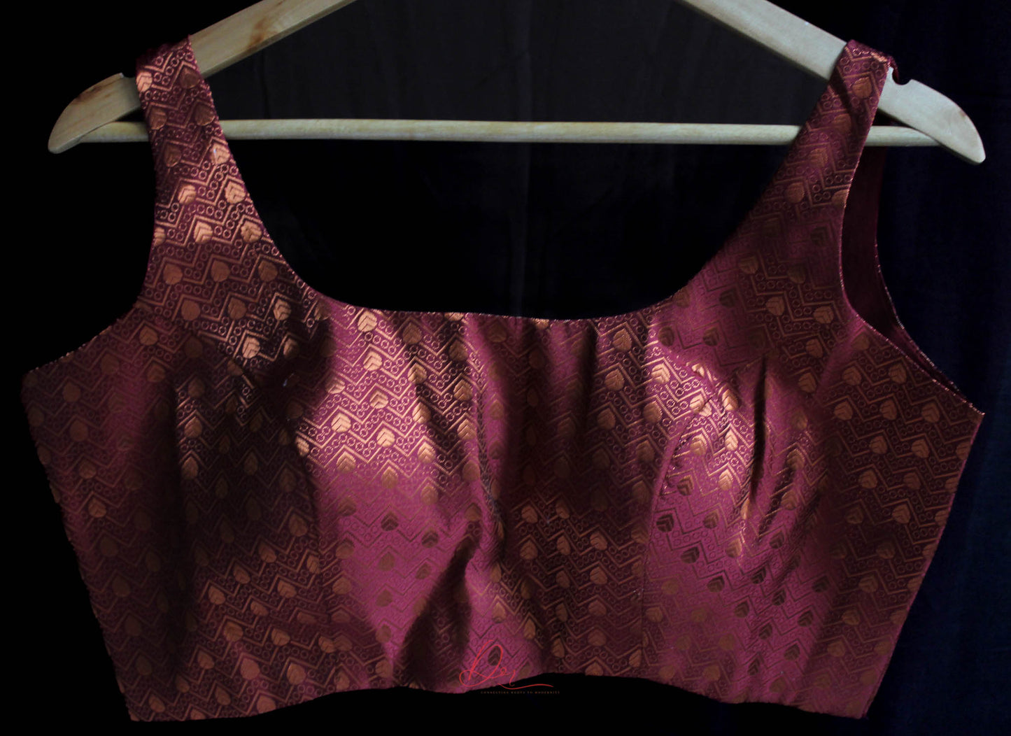 Maroon Benarasi Blouse