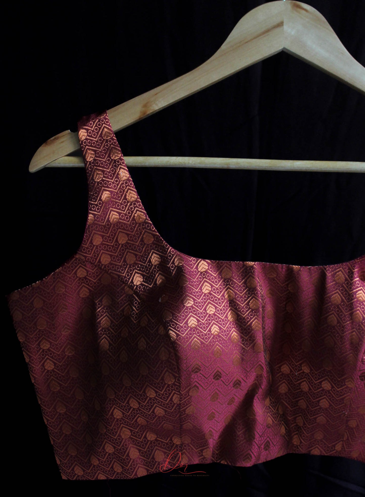 Maroon Benarasi Blouse