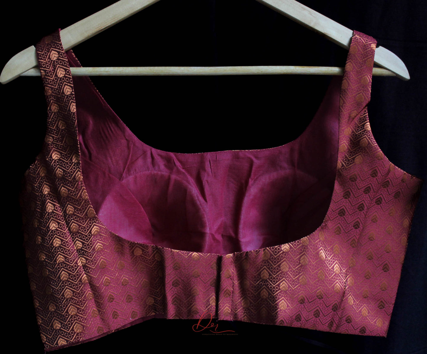 Maroon Benarasi Blouse